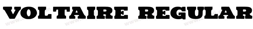 voltaire regular字体转换